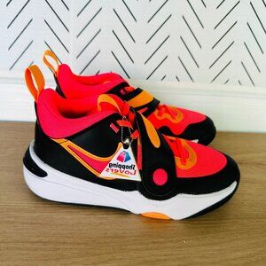 ❤️Nike Team Hustle D 11 GS Youth Basketball Shoes Sz 4Y Black Orange DV8996-001